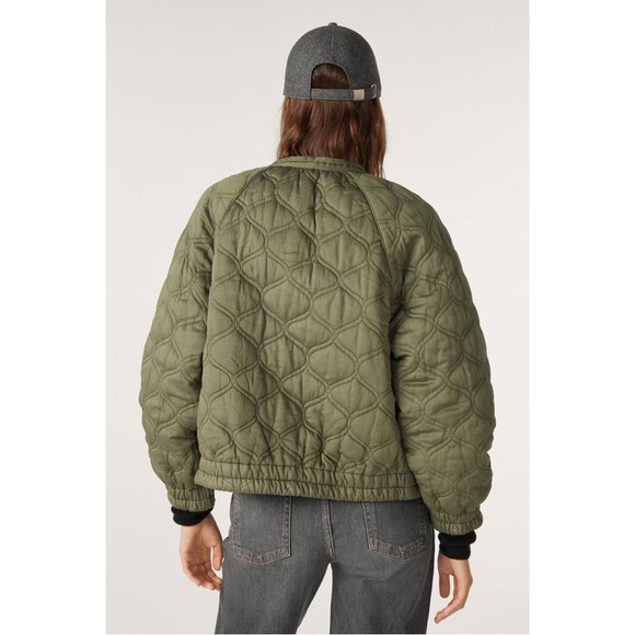 NWT Ba&sh Soho Jacket in Khaki - Picture 3 of 9